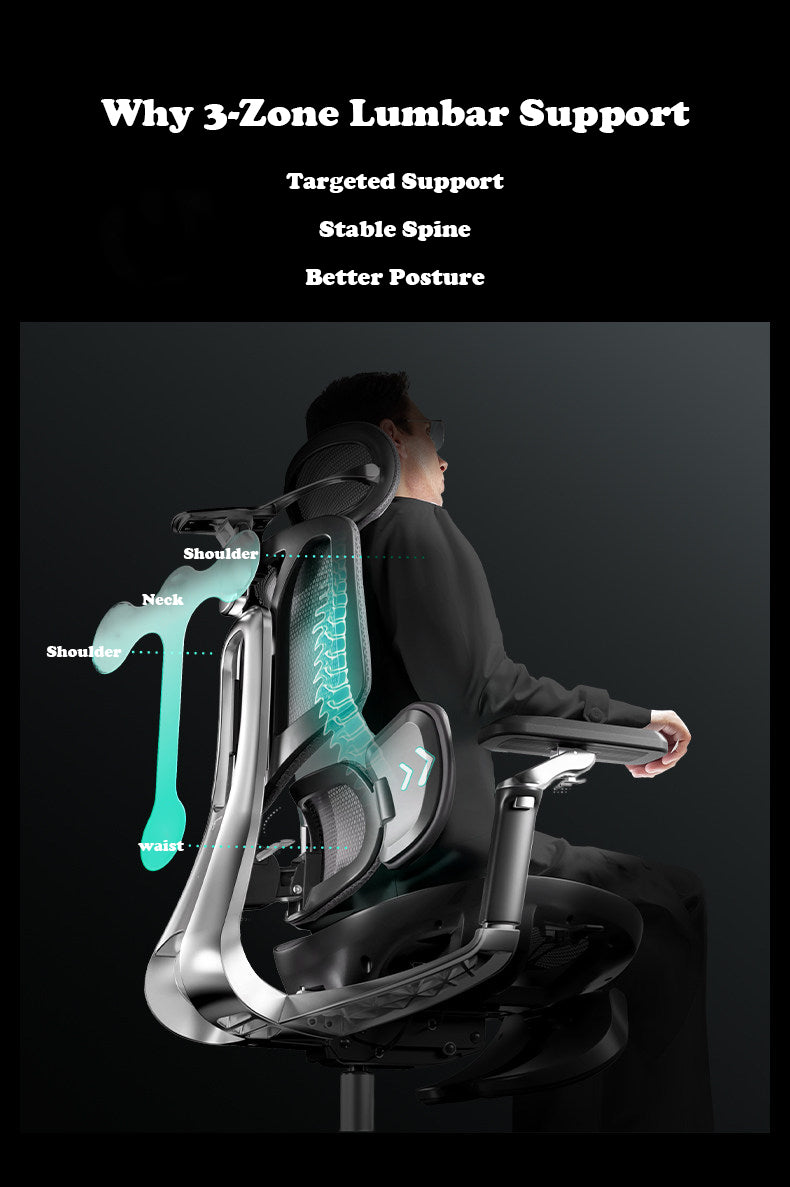 HBADA E3 Ultra Ergonomic Chair (grey)