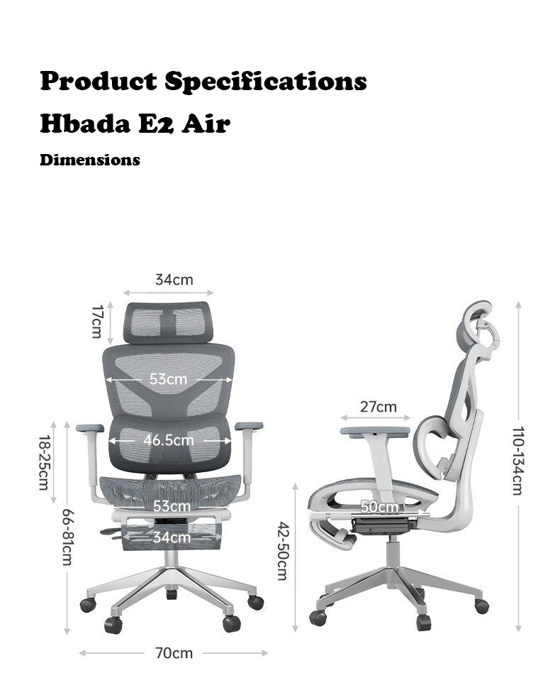 HBADA E2 Air Ergonomic Gaming Chair