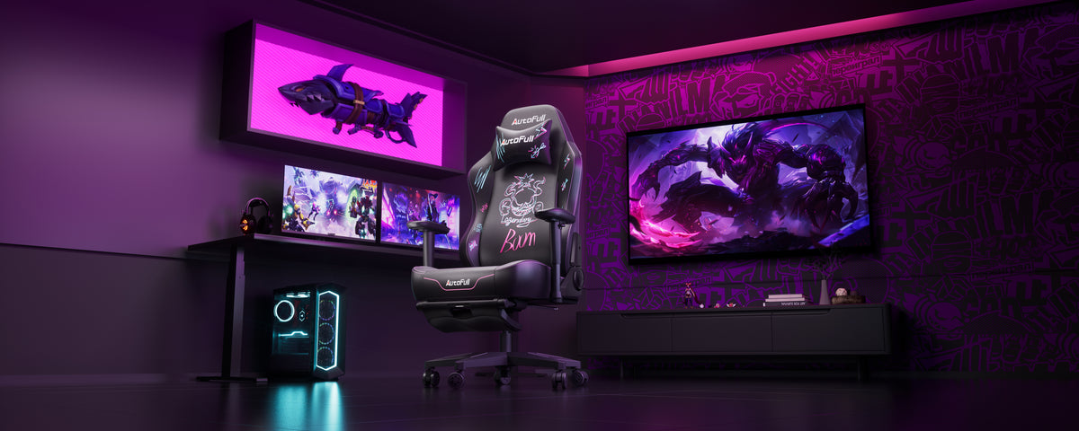 AutoFull C3 gaming setup with a personal touch