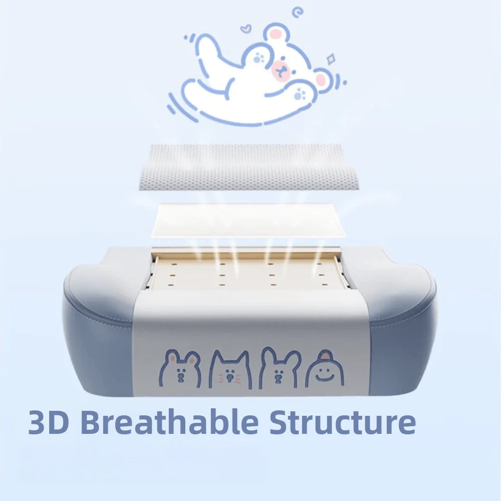 AutoFull C3 Pro Gaming Chair With 3D Headrest & Advanced Lumbar support (Snow White Bear edition)