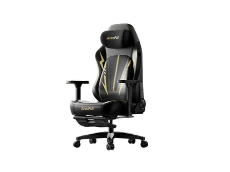 AutoFull C3 Pro Gaming Chair - Black & Gold (AFYC306SSB)